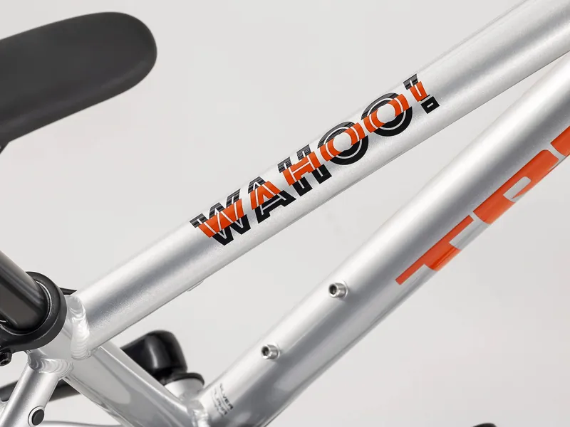 TREK Wahoo 24 inch Wheel Kids Bike Quicksilver and Orange-5